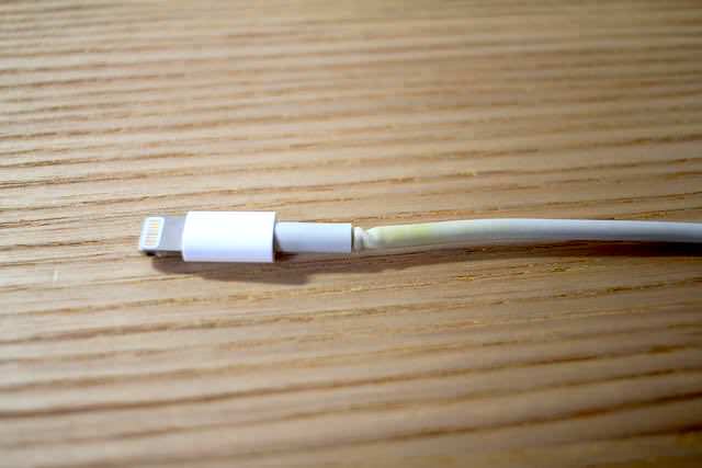 Lightning Cable Damage just before