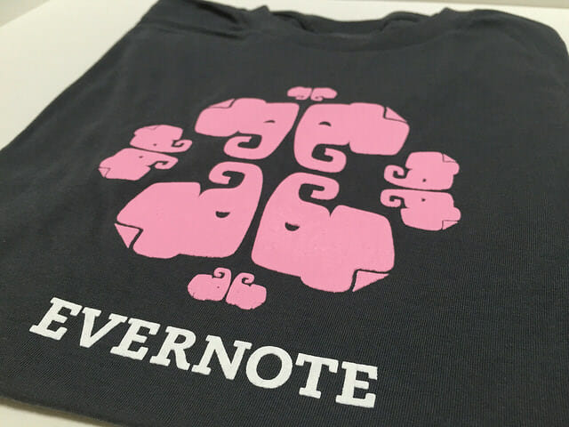 EvernoteMarketTシャツ開封