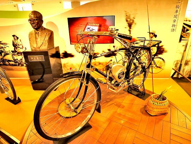 スズキ歴史館自転車エンジン