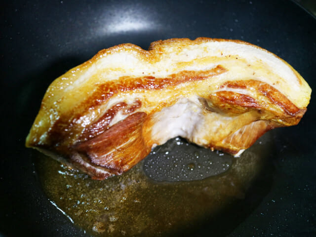 角煮豚バラ焼き