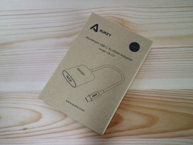 Aukey USB CtoHDMIAdapter パッケージタイトル