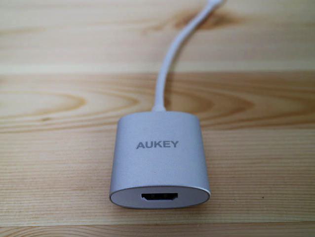 Aukey USB CtoHDMIAdapter HDMIポート表面