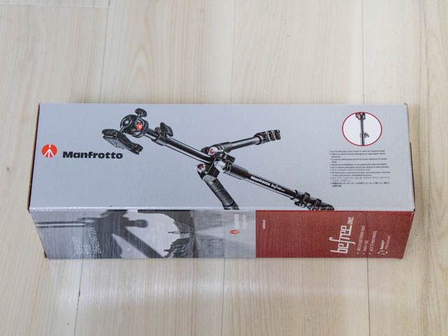 Manfrotto befree one 開封
