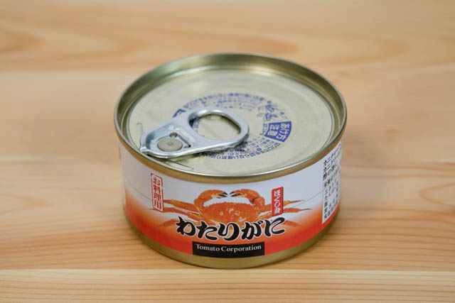 ダイソー カニ缶 パッケージ