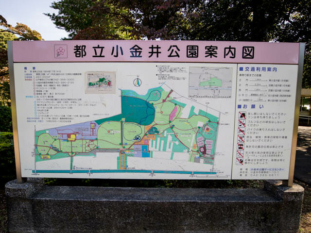 江戸東京たてもの園 小金井公園案内図