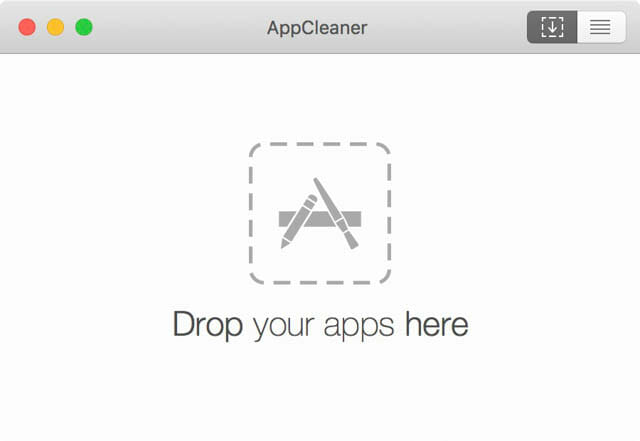Mac空き容量を増やす AppCleaner Drop