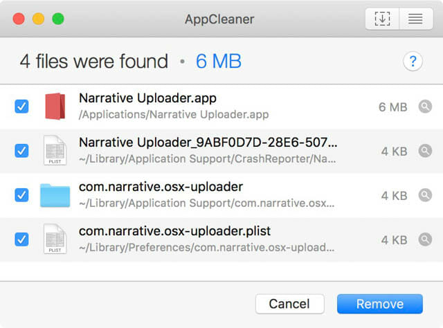 Mac空き容量を増やす AppCleaner Remove