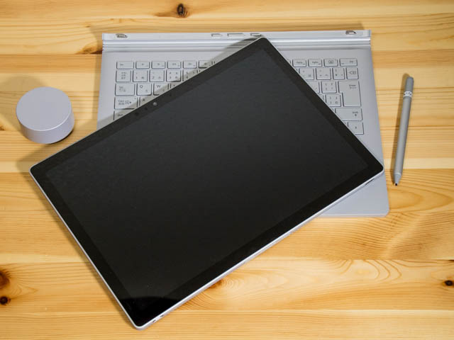 SurfaceBook2 ディスプレイandキーボード