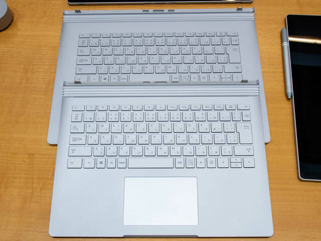 マイクロソフト イベント 201804 SurfaceBook2 13and15インチ キーボード