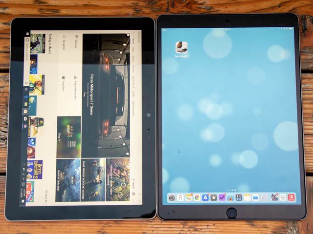 SurfaceGo iPadPro10 5インチ比較 正面