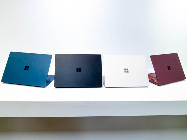 Microsoft Japan Surface Event SurfaceLaptop2カラバリ4色