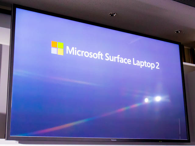 Microsoft Japan Surface Event SurfaceLaptop2