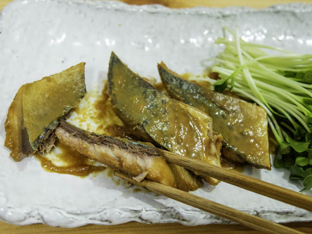 ショップジャパン-クッキングプロ サバの味噌煮-実食