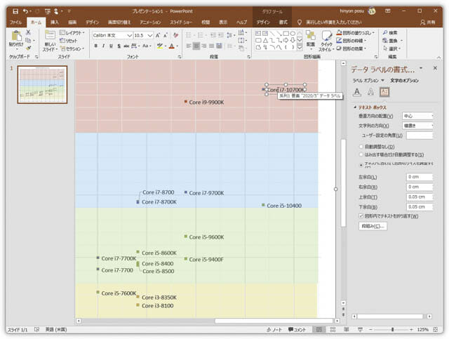 Excelグラフ画像出力 PowerPoint-オートシェイプ