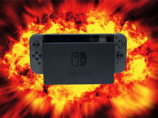 Nintendo Switch据え置き機として使っていると爆発の恐れあり ガジェグル